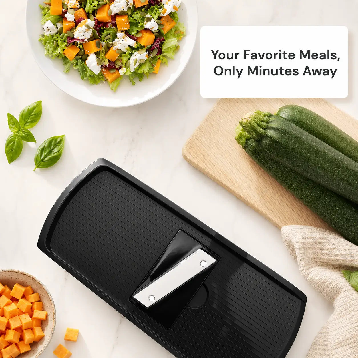 Chopper — 14-in-1 Vegetable Chopper & Mandoline Slicer with Container