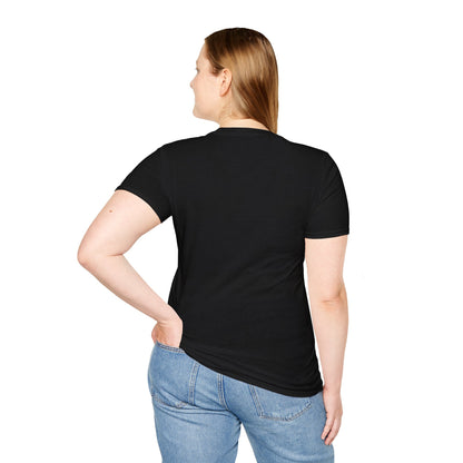 Kiss The Cook T-Shirt — Retro Red Graphic Tee ("Kiss The Cook from a safe distance")