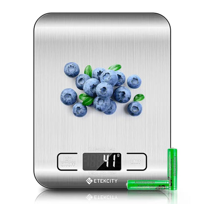 Digital Kitchen Scale — Track Macros, Portions & Recipes