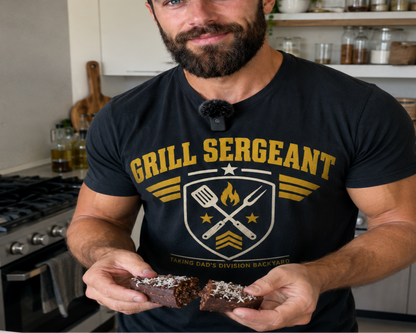 Grill Sergeant T-Shirt — Funny BBQ Chef Shirt for Grilling Lovers