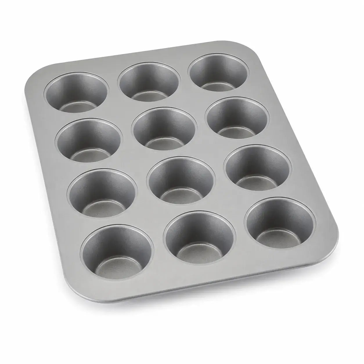 Muffin Pan 12-Cup — Nonstick, Warp Resistant, PFAS &amp; PFOA Free, Mocha