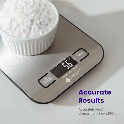 Digital Kitchen Scale — Track Macros, Portions & Recipes