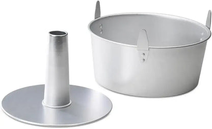 Angel Food Cake Pan 10 Inch — Removable Bottom, Nonstick, 3 Cooling Feet