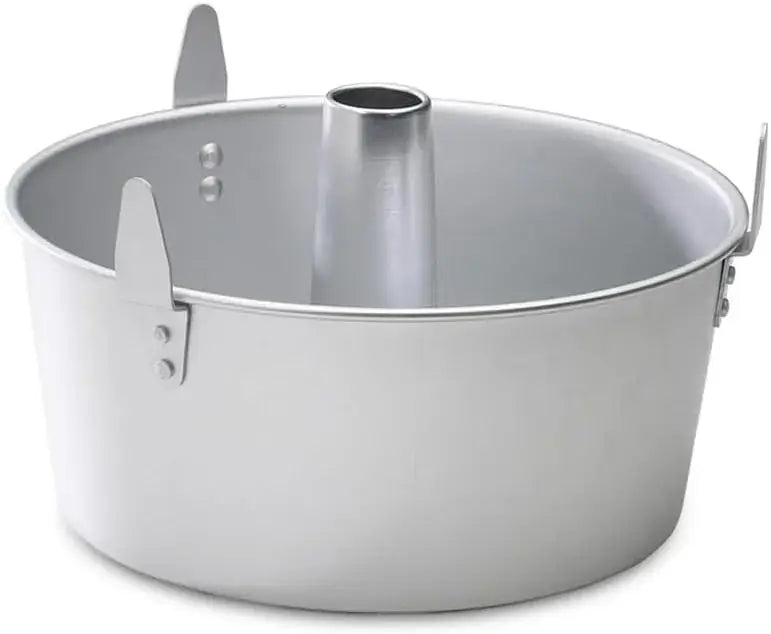 Angel Food Cake Pan 10 Inch — Removable Bottom, Nonstick, 3 Cooling Feet
