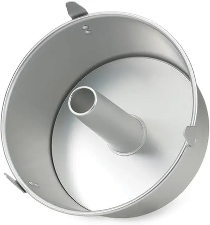 Angel Food Cake Pan 10 Inch — Removable Bottom, Nonstick, 3 Cooling Feet