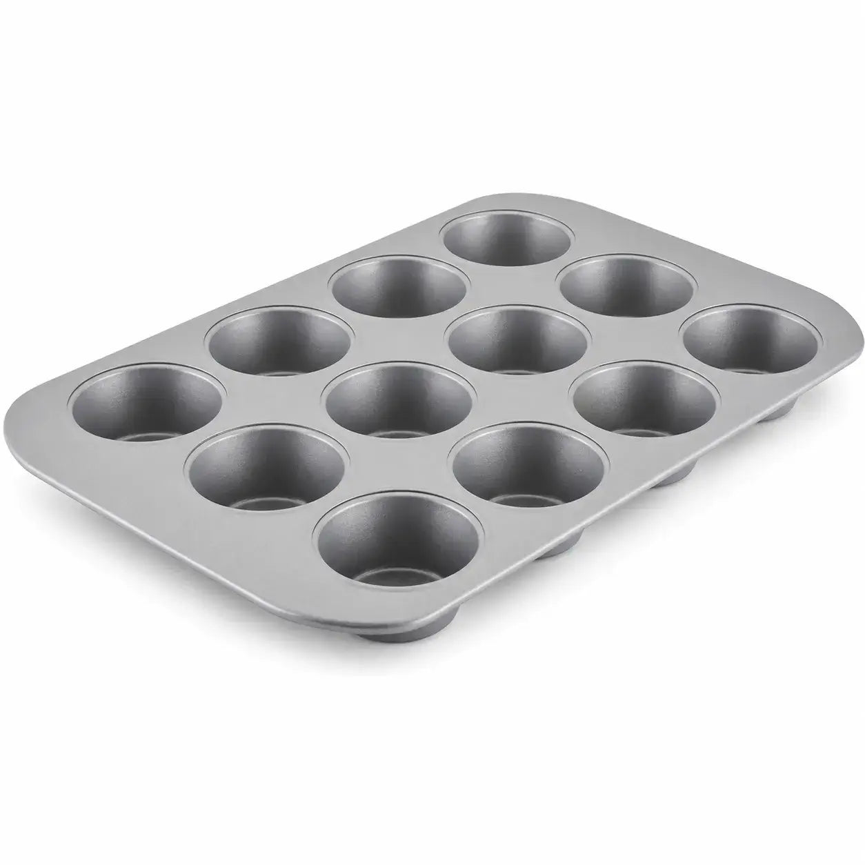 Muffin Pan 12-Cup — Nonstick, Warp Resistant, PFAS &amp; PFOA Free, Mocha