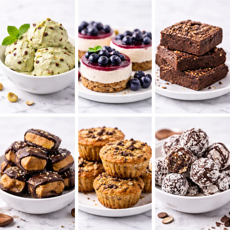Healthy dessert recipe pages