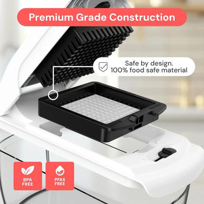 Chopper — 14-in-1 Vegetable Chopper & Mandoline Slicer with Container