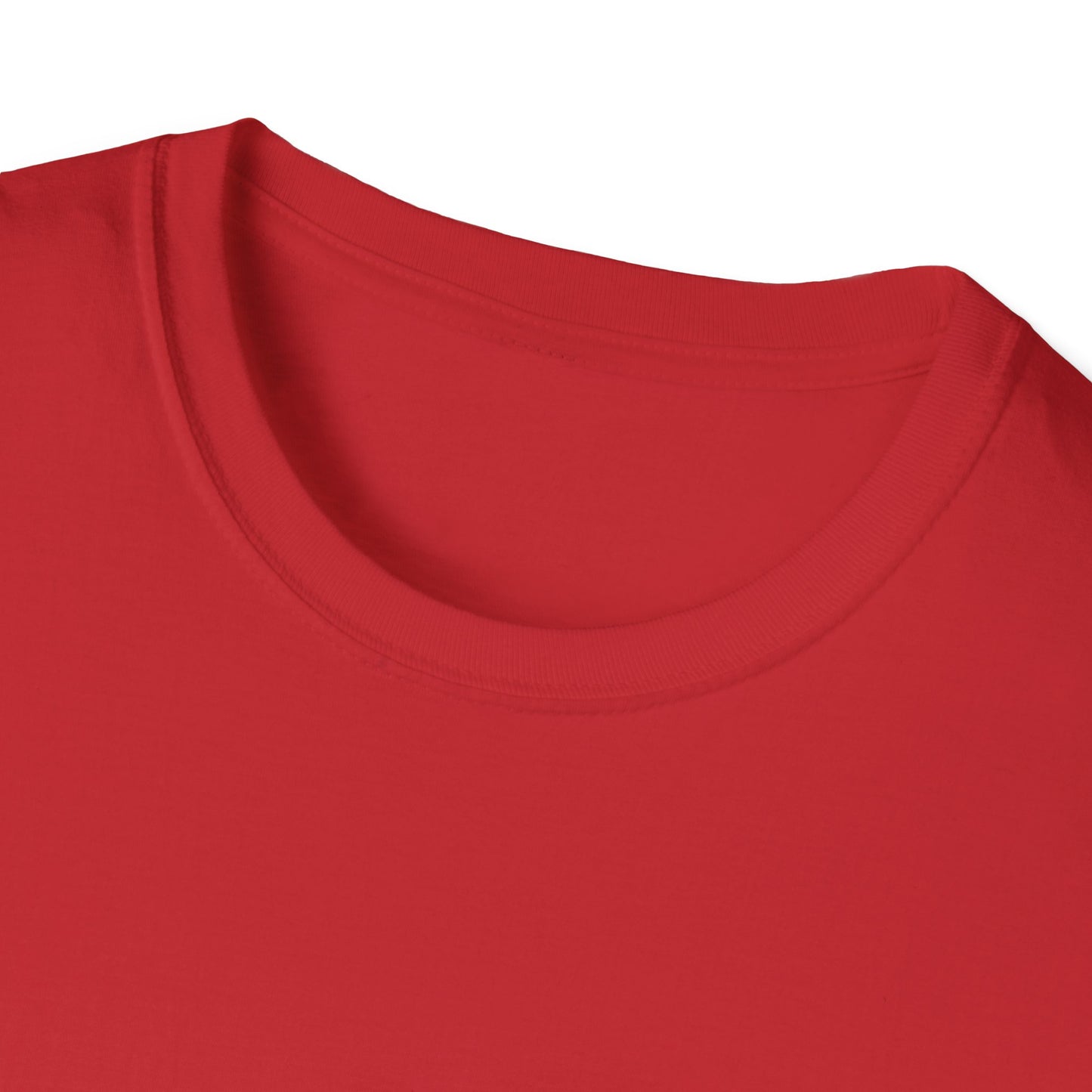 Kiss The Cook T-Shirt — Retro Red Graphic Tee ("Kiss The Cook from a safe distance")