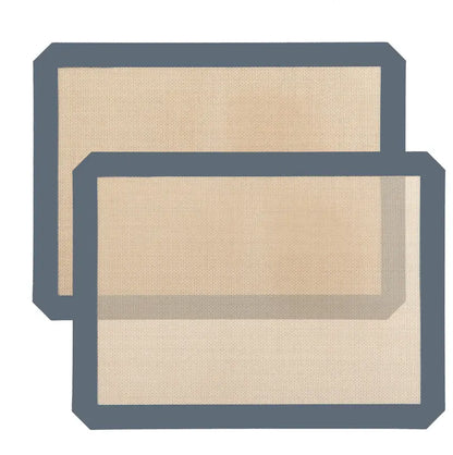 Silicone Baking Mat 2-Pack — Non-Stick, Reusable, Food-Grade, 15.7" x 11.8"