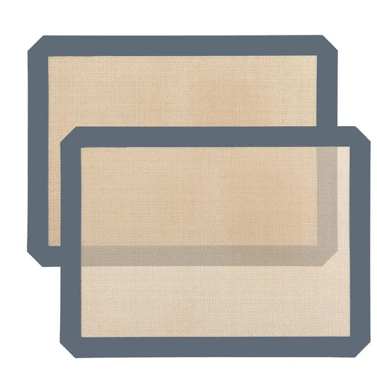 Silicone Baking Mat 2-Pack — Non-Stick, Reusable, Food-Grade, 15.7" x 11.8"