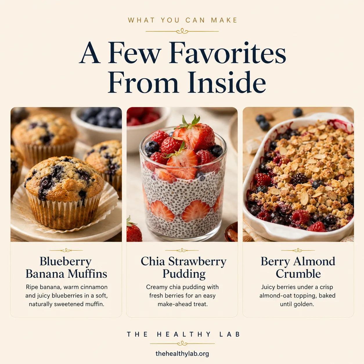 100 Guilt-Free Desserts — Sweet, Simple, No Refined Sugar