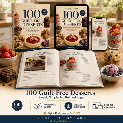 100 Guilt-Free Desserts — Sweet, Simple, No Refined Sugar