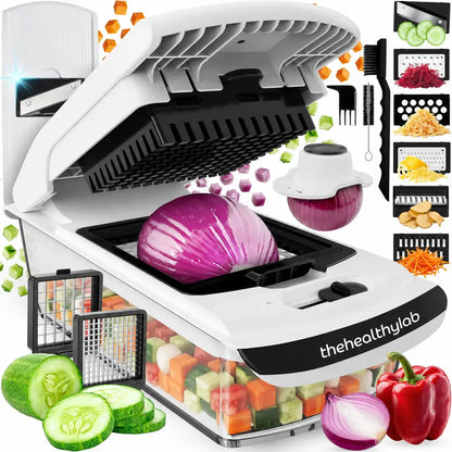 Chopper — 14-in-1 Vegetable Chopper & Mandoline Slicer with Container