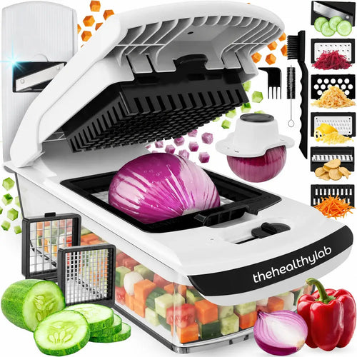 Chopper — 14-in-1 Vegetable Chopper & Mandoline Slicer with Container