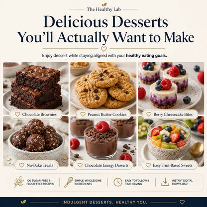 Healthy Desserts Without Guilt: 100 Sugar-Free & Flour-Free Recipes