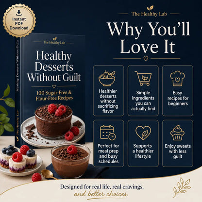 Healthy Desserts Without Guilt: 100 Sugar-Free & Flour-Free Recipes