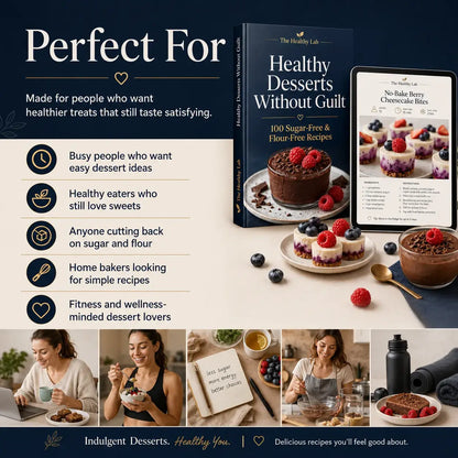 Healthy Desserts Without Guilt: 100 Sugar-Free & Flour-Free Recipes