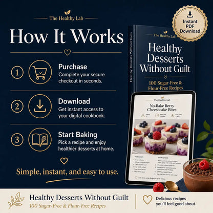 Healthy Desserts Without Guilt: 100 Sugar-Free & Flour-Free Recipes