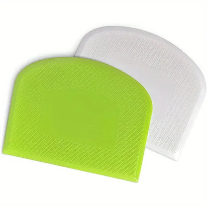 1pc Plastic Cake Cream Spatula, Dough Knife, Butter Scraper With Plain Smooth Edge, Baking Tools